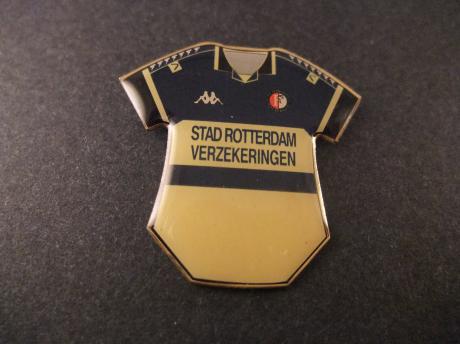 Feijenoord voetbalshirt Stad Rotterdam 1991 hoofdsponsor